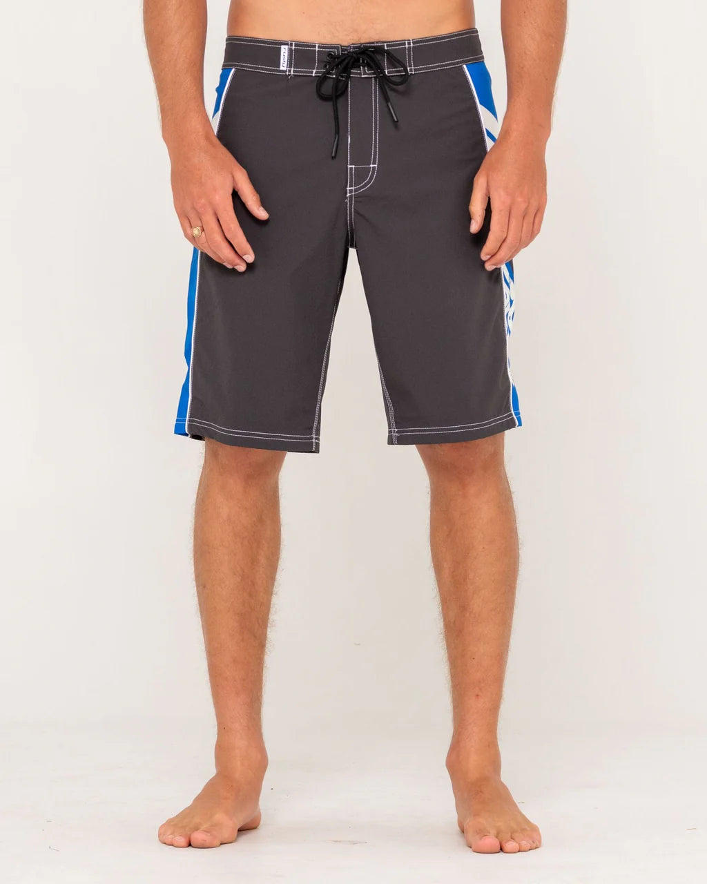 RUSTY STONE COLD 21" BOARDSHORTS - MENS SURF SHORTS BLACK | BODHI SURF AU