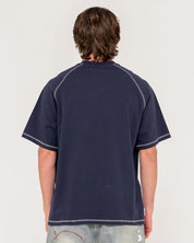 RUSTY STONE COLD RAGLAN TEE