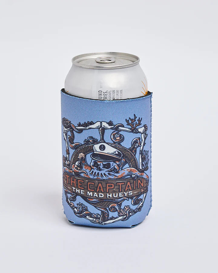 MAD HUEYS THE SEA CAPTAIN STUBBY COOLER
