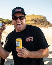 MAD HUEYS TROPIC OCTOPISSED | SS TEE - BLACK