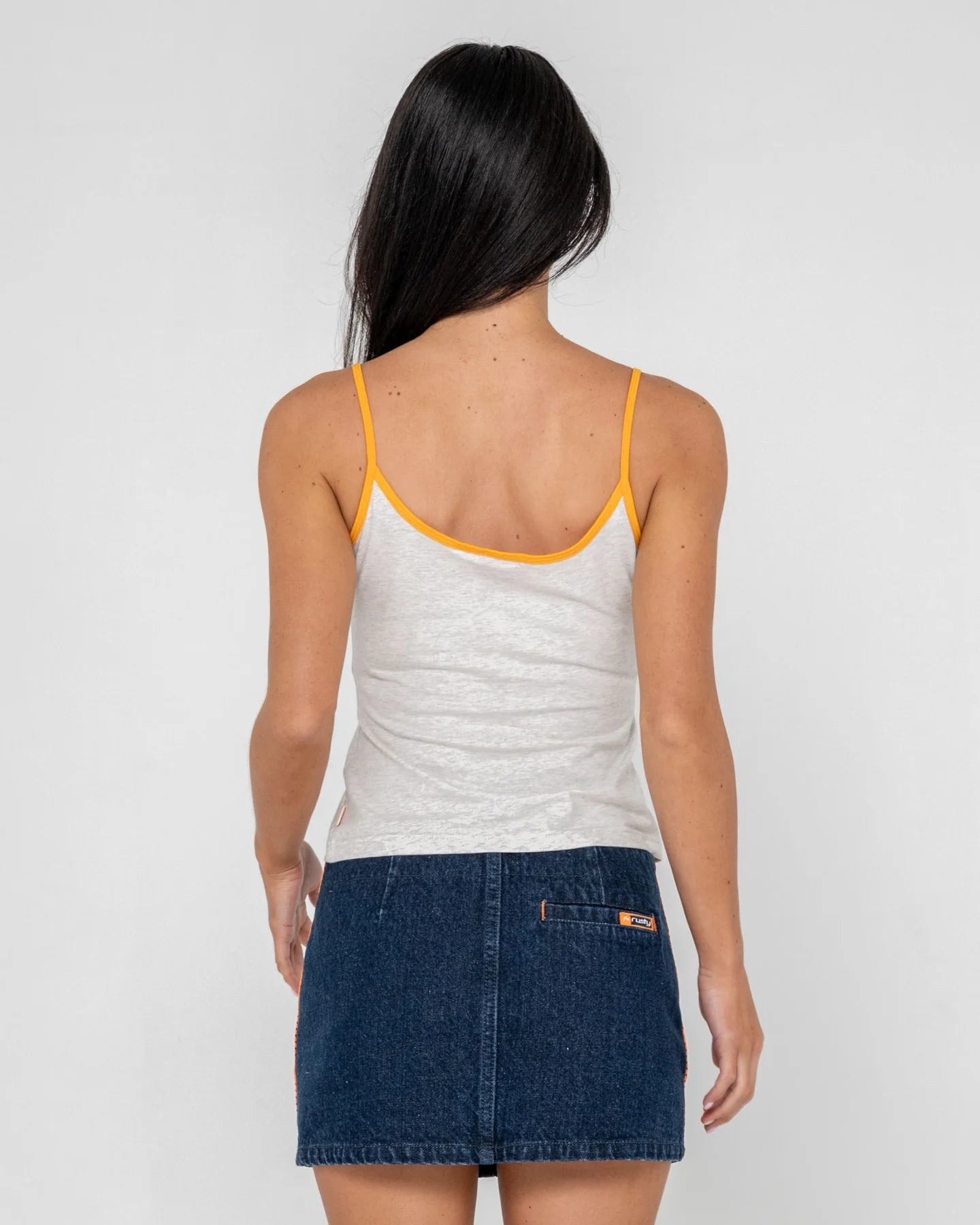 RUSTY TANK GIRL CONTRAST STAPLE SINGLET