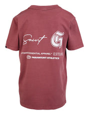 SAINT GOLIATH TEE CRIMSON