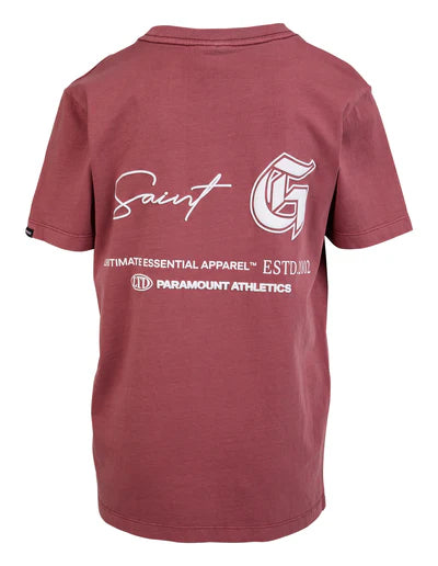 SAINT GOLIATH TEE CRIMSON