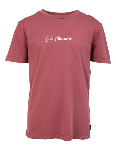 SAINT GOLIATH TEE CRIMSON