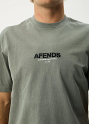 AFENDS VINYL RETRO TEE – RECYCLED COTTON CLASSIC FIT T-SHIRT