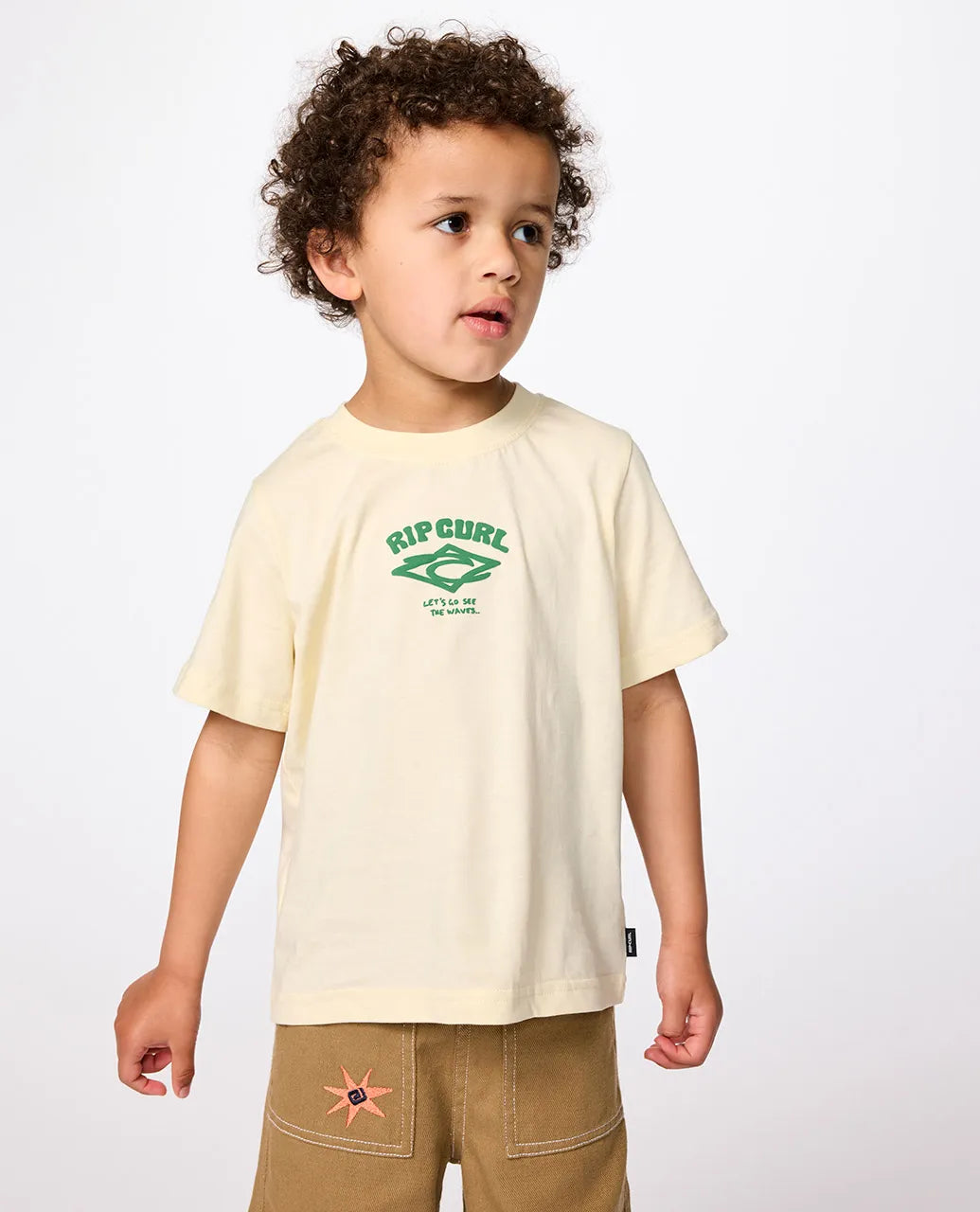 RIP CURL WAVE DAYZ LOGO TEE - BOY