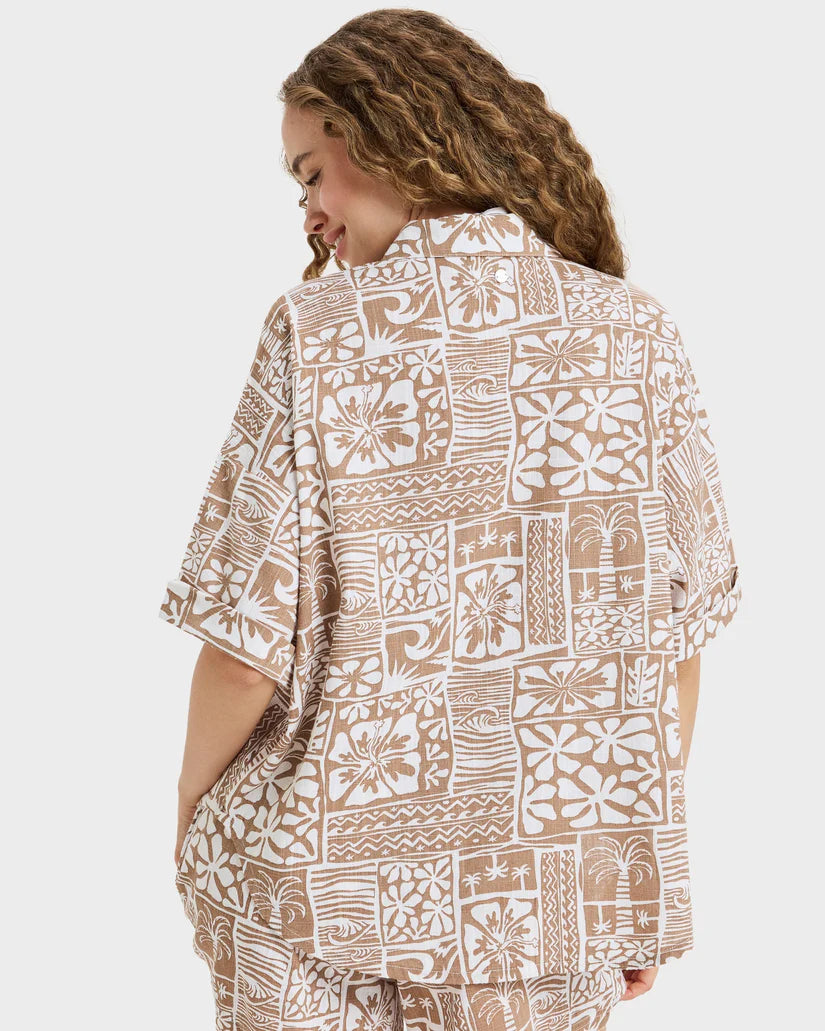 ROXY BEACHY NOSTALGIA SLUB SHIRT