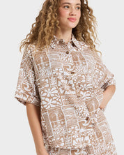 ROXY BEACHY NOSTALGIA SLUB SHIRT