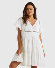 BILLABONG CAMDEN DRESS - SALT CRYSTAL
