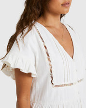 BILLABONG CAMDEN DRESS - SALT CRYSTAL