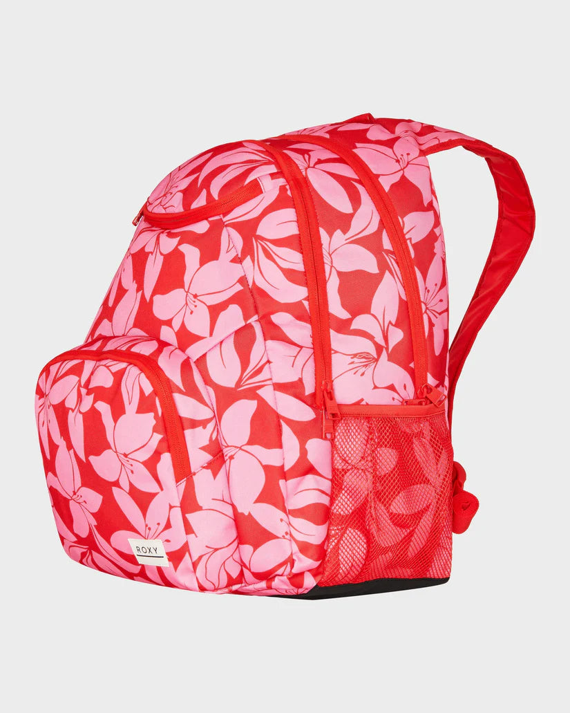 ROXY SHADOW SWELL PRINTED BACKPACK TOMATO KLAEIDO