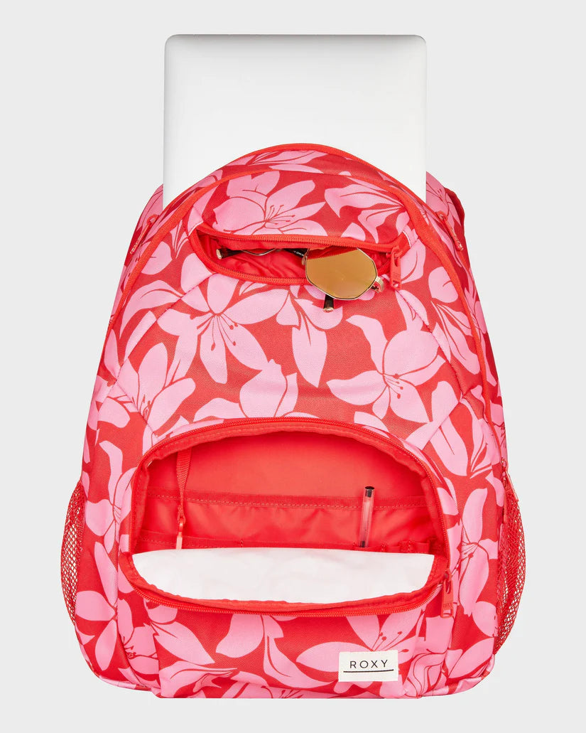 ROXY SHADOW SWELL PRINTED BACKPACK TOMATO KLAEIDO