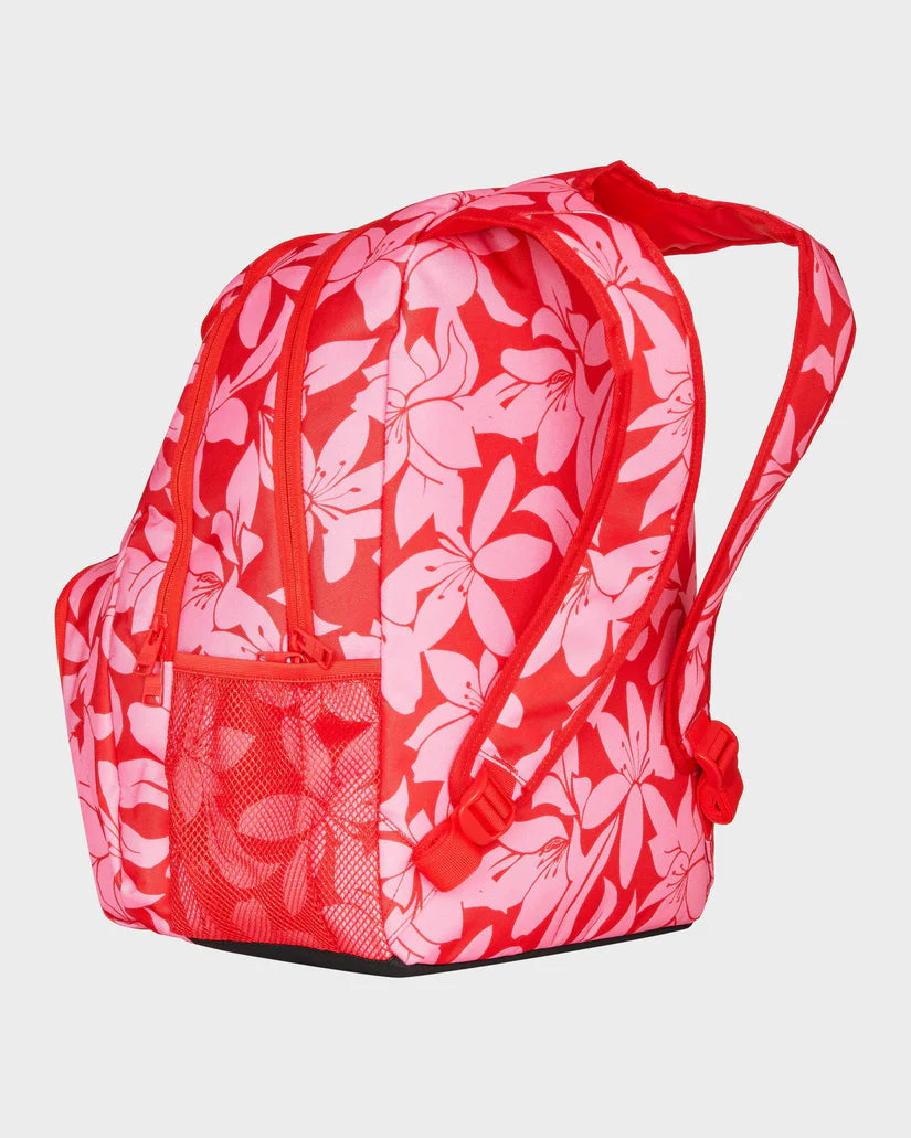 ROXY SHADOW SWELL PRINTED BACKPACK TOMATO KLAEIDO