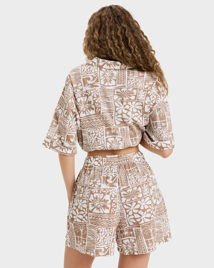 ROXY BEACHY NOSTALGIA SLUB SHIRT