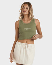 BILLABONG SUMMER LOVER TANK LUV ARMY