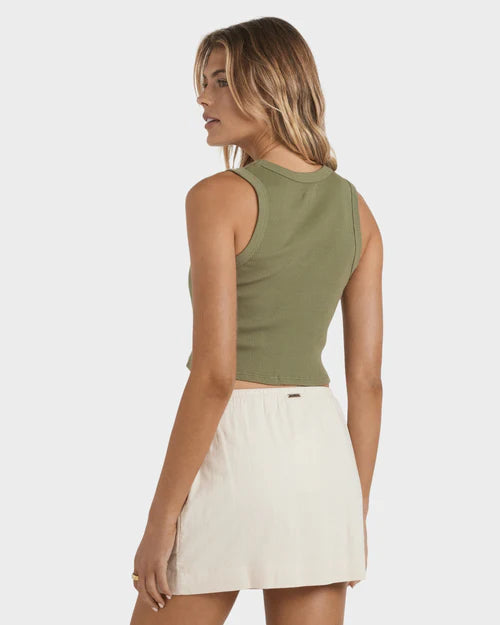 BILLABONG SUMMER LOVER TANK LUV ARMY
