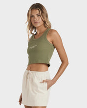 BILLABONG SUMMER LOVER TANK LUV ARMY