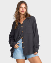 BILLABONG SWELL BLOUSE BLACK