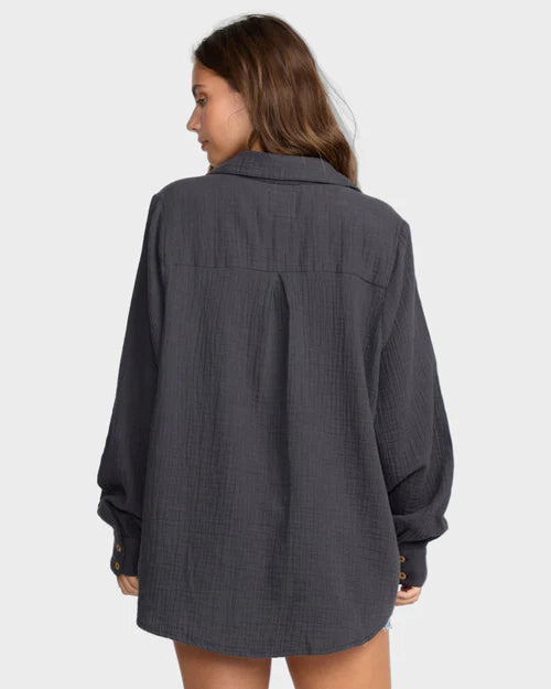 BILLABONG SWELL BLOUSE BLACK