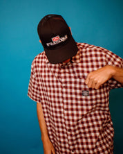 RUSTY WORLDWIDE OVERSIZED CHECK SHIRT