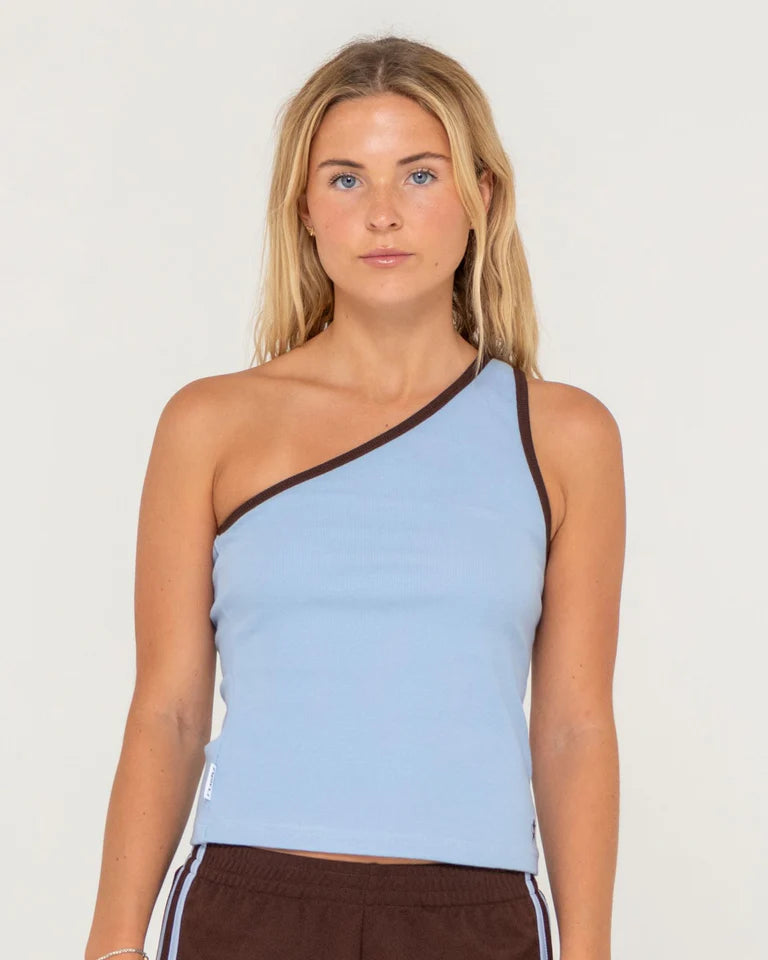 RUSTY ZOE ONE SHOULDER TANK