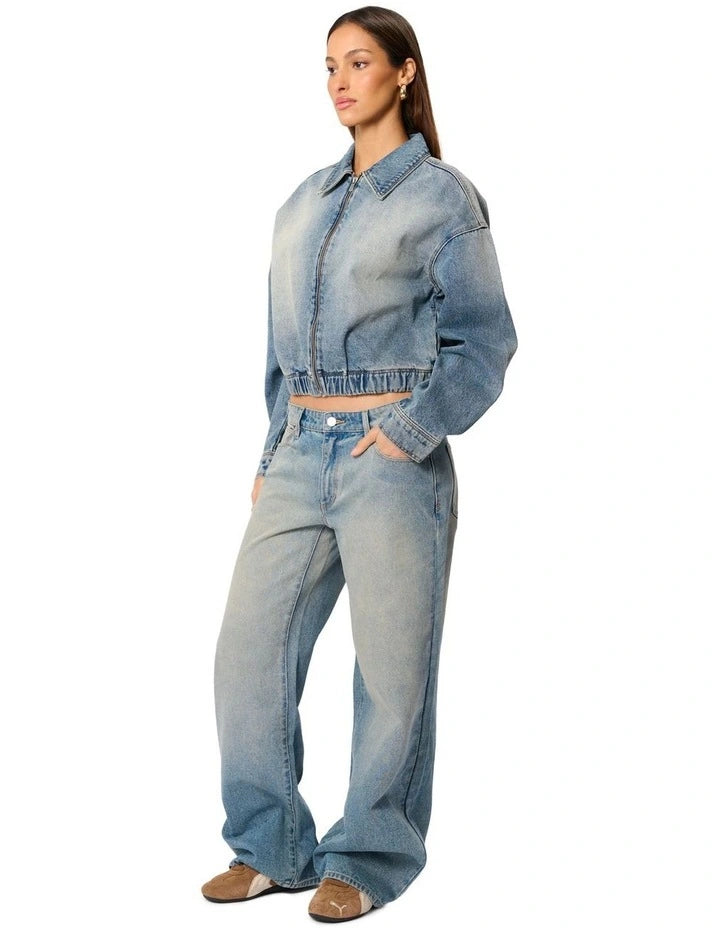 ABRAND 95 MID BAGGY RECYCLED JEANS – KIT