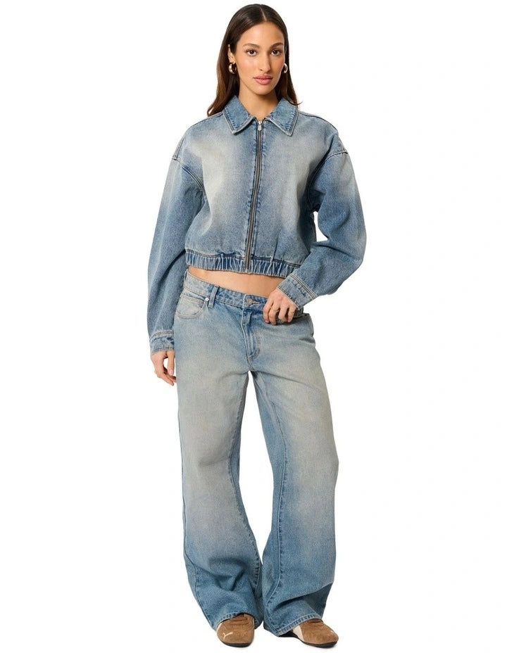 ABRAND 95 MID BAGGY RECYCLED JEANS – KIT