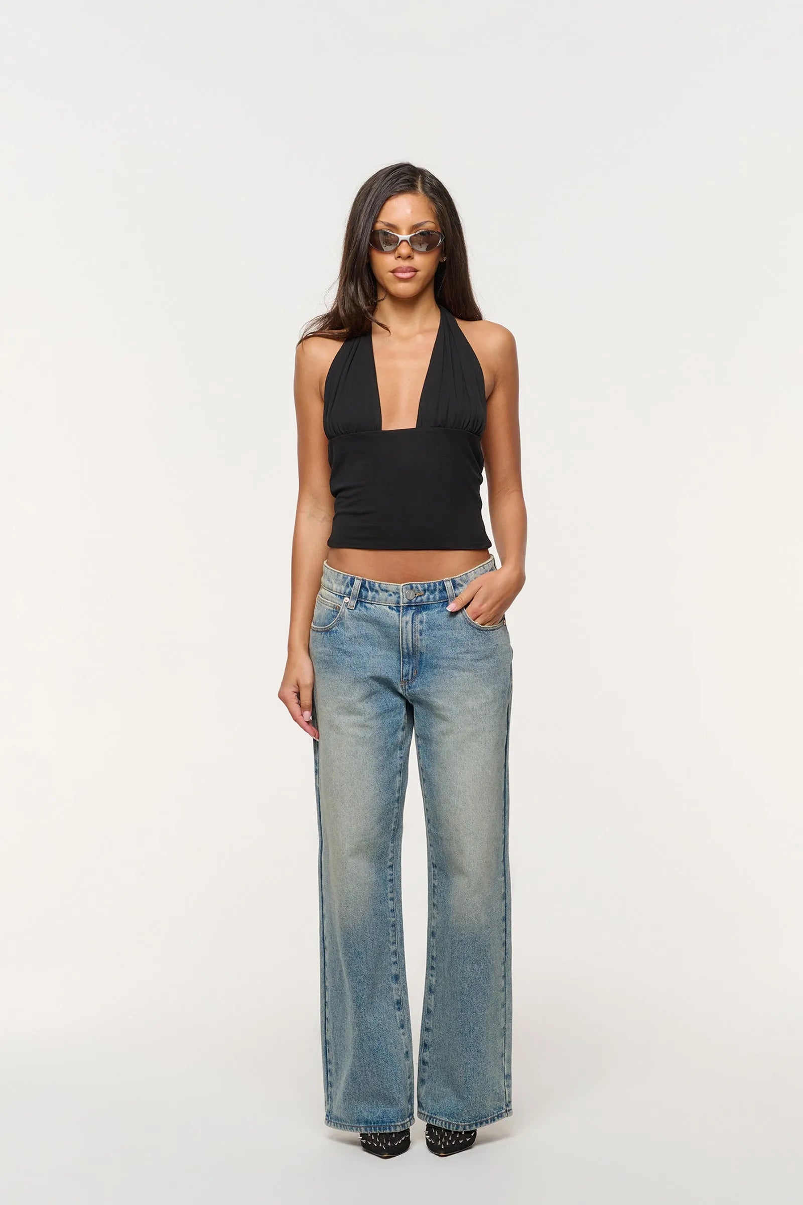 ABRAND 99 LOW BAGGY PETITE RECYCLED JEANS – KIT