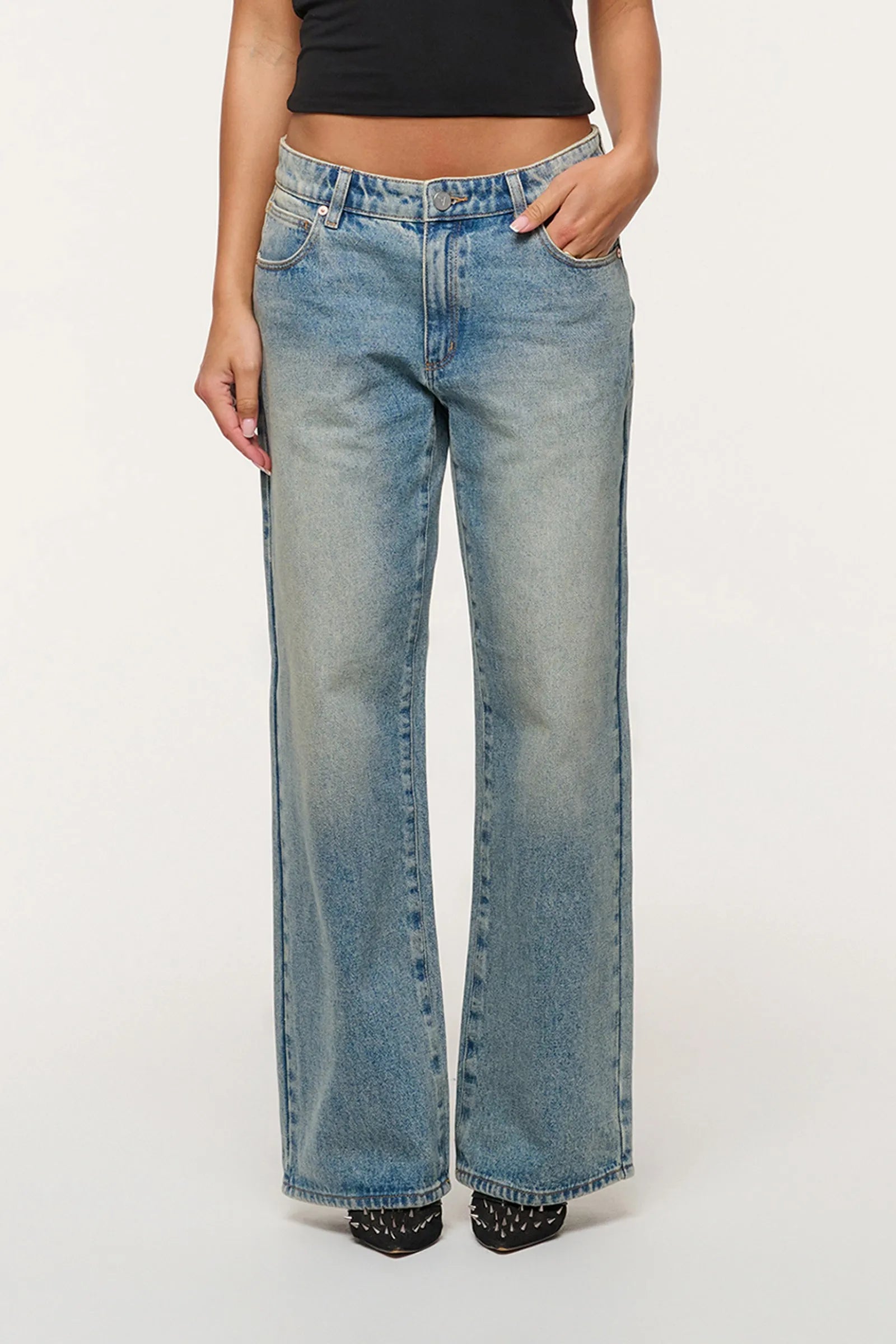ABRAND 99 LOW BAGGY PETITE RECYCLED JEANS – KIT
