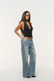 ABRAND 99 LOW BAGGY PETITE RECYCLED JEANS – KIT