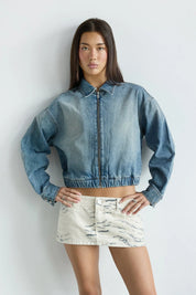 ABRAND RECYCLED DENIM JACKET – KIT