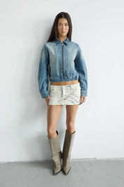 ABRAND RECYCLED DENIM JACKET – KIT