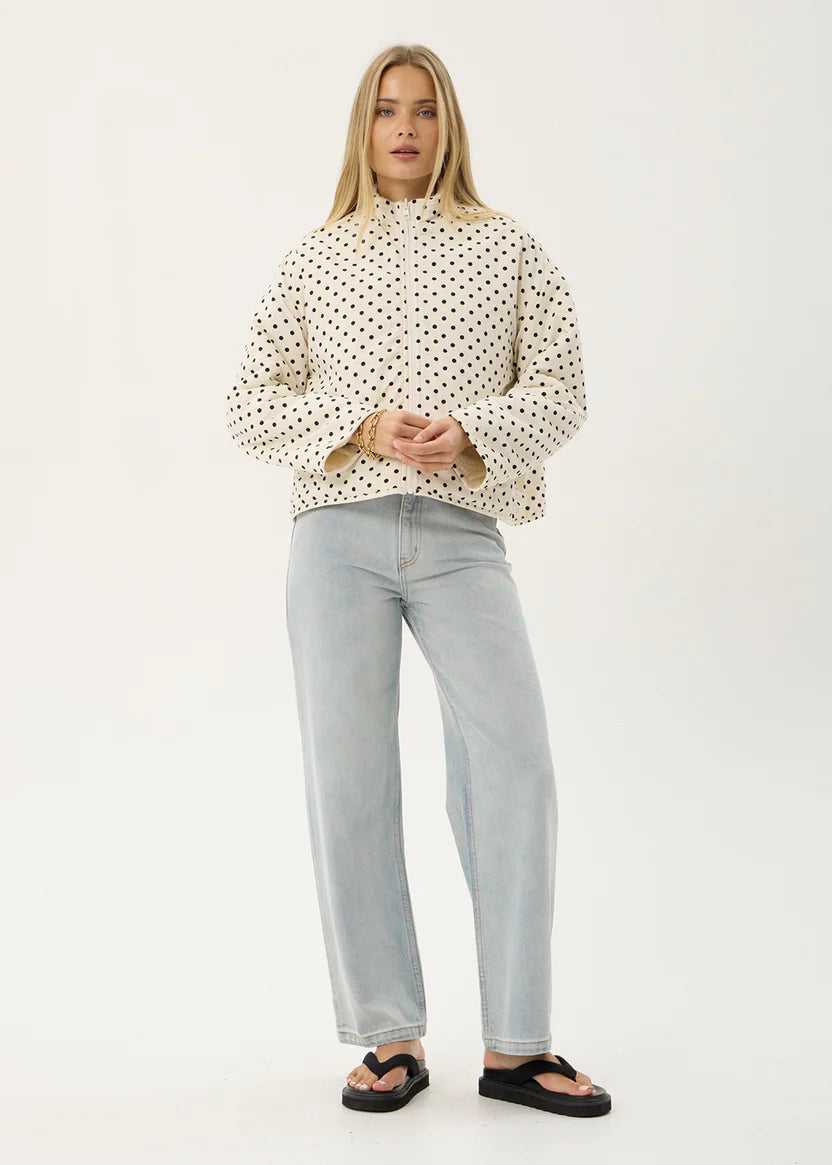 AFENDS BERLIN REVERSIBLE POLAR FLEECE JACKET – MOONBEAM