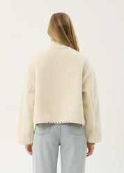 AFENDS BERLIN REVERSIBLE POLAR FLEECE JACKET – MOONBEAM