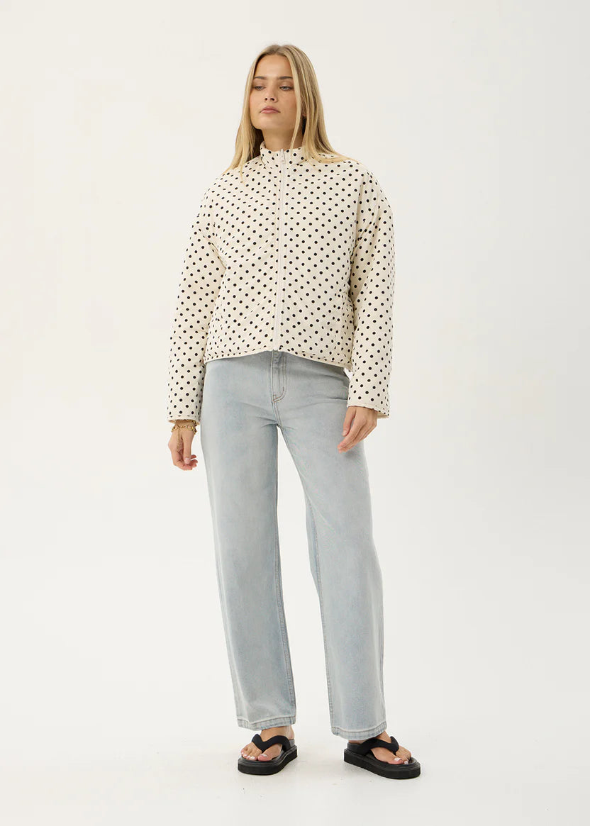 AFENDS BERLIN REVERSIBLE POLAR FLEECE JACKET – MOONBEAM