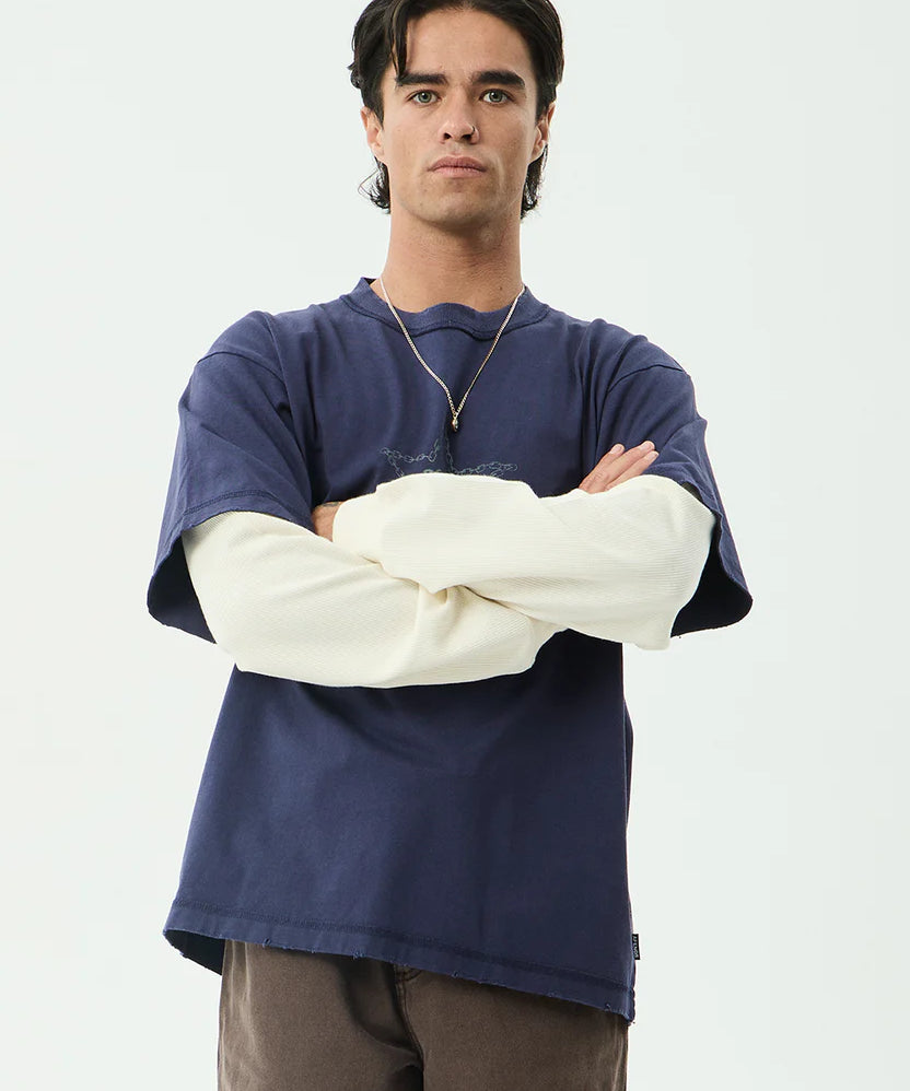 afends-chains-layered-waffle-long-sleeve-tee-washed-deep-sea1.webp