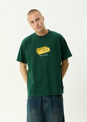 AFENDS CLOCK OFF BOXY TEE – WASHED PINE