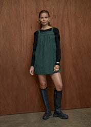 AFENDS INKA SEERSUCKER MINI DRESS – REVERB PINE CHECK