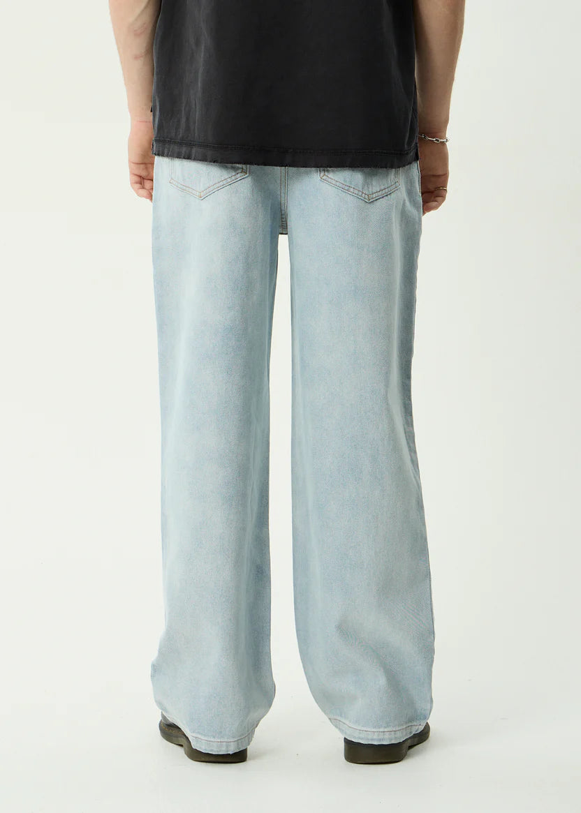 AFENDS PABLO DENIM BAGGY JEAN – STONE BLUE