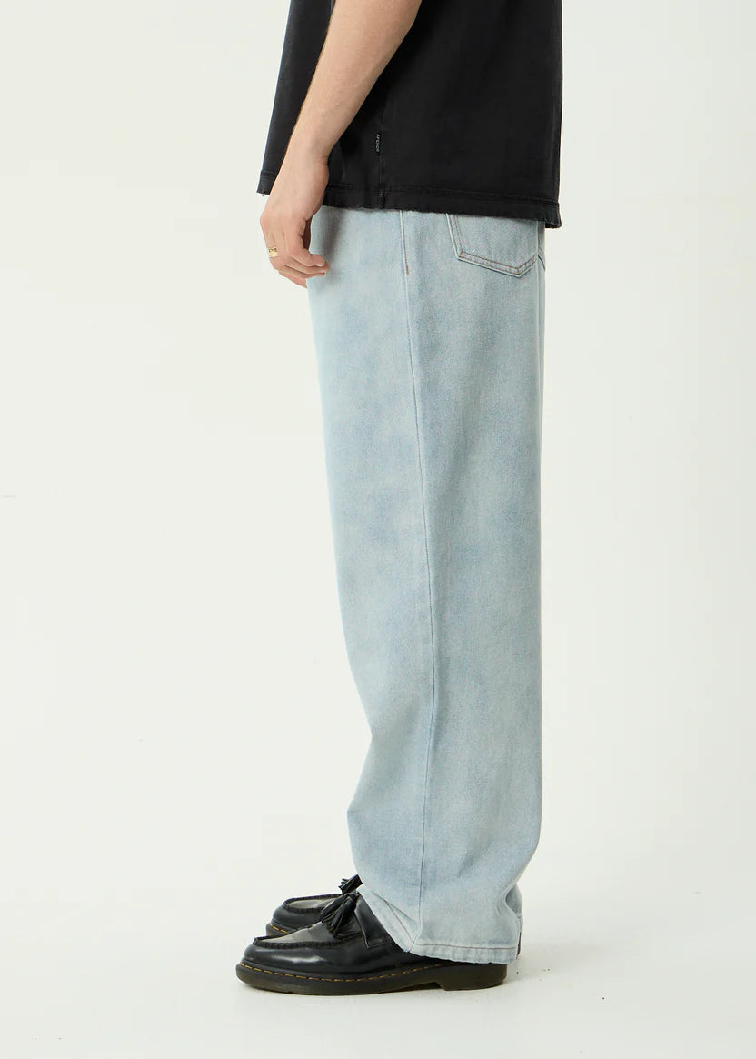 AFENDS PABLO DENIM BAGGY JEAN – STONE BLUE