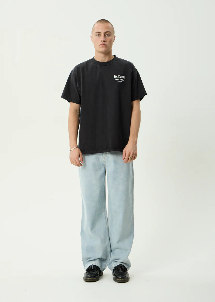 AFENDS PABLO DENIM BAGGY JEAN – STONE BLUE