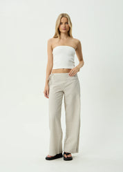 AFENDS SOFIA WIDE LEG PANT – REVERB MOONBEAM CHECK