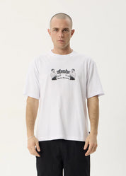 AFENDS STICK EM UP BOXY TEE – WHITE