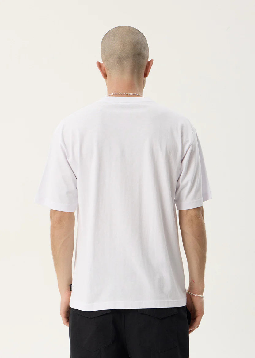 AFENDS STICK EM UP BOXY TEE – WHITE