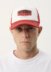 AFENDS TROPHY TRUCKER CAP – KETCHUP