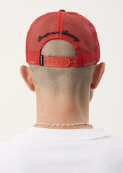 AFENDS TROPHY TRUCKER CAP – KETCHUP