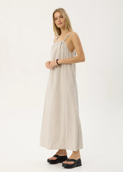 AFENDS VANIA SEERSUCKER MAXI DRESS – REVERB MOONBEAM CHECK