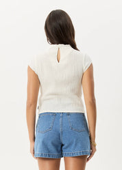 AFENDS WREN SEERSUCKER TOP
