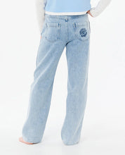 RIP CURL AGGIE RELAXED KIDS DENIM JEANS VINTAGE BLUE COTTON SURF FIT