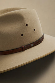 AKUBRA COOBER PEDY HAT SAND OUTBACK FELT AUSTRALIAN MADE